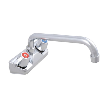 Workforce Standard Duty Faucet, 10 Swing Spout, 4 O.C. Splash Mount